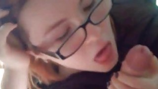 Horny Amateur Teen POV Blowjob