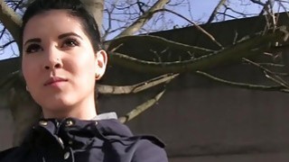 Sexy Czech amateuyr bangs pov in public