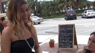 Amateur chick loves money and is not shy to fuck on camera