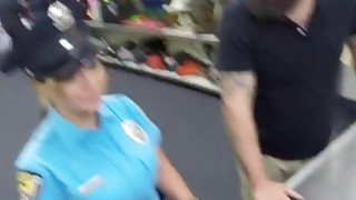 Amateur teen being banged by pawn guy