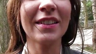 Kinky freak Julie Skyhigh takes a few Euros for a hard fuck